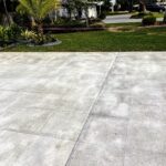 Driveway - Rock Salt Stamp Concrete