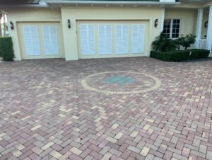 Driveway with Decorative Pavers
